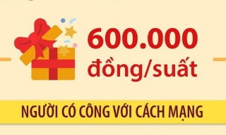 Hai mức quà tặng cho người có công với cách mạng nhân dịp Tết Bính Ngọ